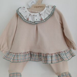 Conjunto Polaina color arena